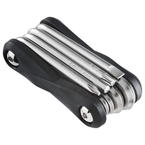 3min19sec Basic Multitool Fahrrad, 10-in-1, enthält Schraubendreher, Torx und Innensechskant-Set, für unterwegs I Fahrradwerkzeug I Mini Faltwerkzeug I Multifunktionswerkzeug - Image 5
