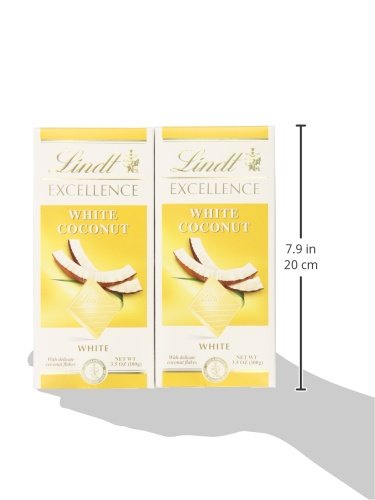 Miniatura 2 de Lindt Master Chocolatier Excellence Coco blanco, 3.5 onzas (paquete de 6)