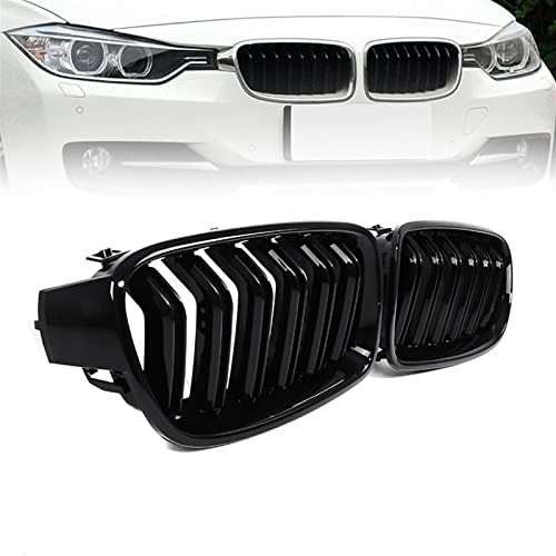 Rejillas frontales de riñón doble listón para BMW Serie 3 F30 F31 F35