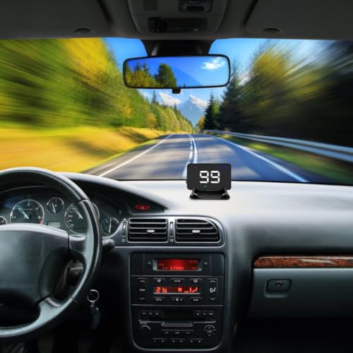 Affichage Tête Haute Voiture Compteur Numérique Écran Clair Évite Distractions Tableau de Bord - 5