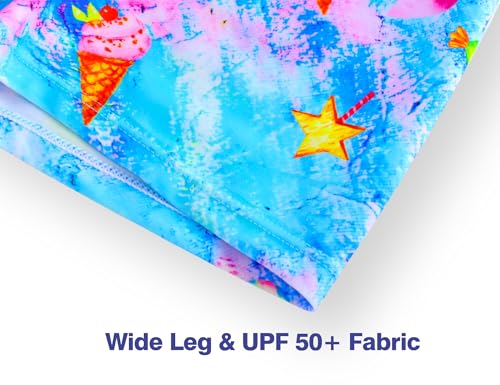 Image of Girls Swimsuits Two Piece Tankini Multicolor Bathing Suits with Boyshort Summer Beach Swimwear Set