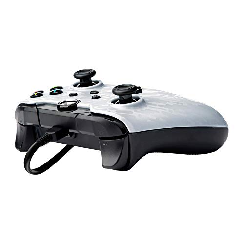 PDP Gaming Wired Controller: Ghost White - Xbox Series X|S, Xbox One, Xbox, Windows 10, 049-012-NA-C