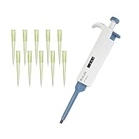 Vista 13 de ULAB Pipetador de un solo canal, micro pipetas de volumen ajustable, Vol.Range.0.1-2.5μl, ULH1015