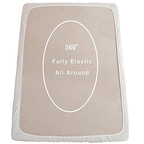 Drap-housse en jersey de coton haut de gamme bonnet extra profond - 4
