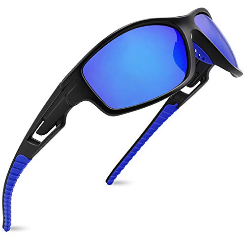 MAXJULI Polarized Sports Sunglasses for Men Women Tr90 Frame for Running Fishing Baseball Driving MJ8013