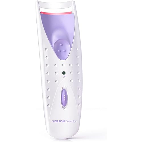 TOUCHBeauty Professional Heated Eyelash Curler with Silicone Refill Pad Curling Tool for Women Long Lasting Naturally Eyelashes TB-2003A