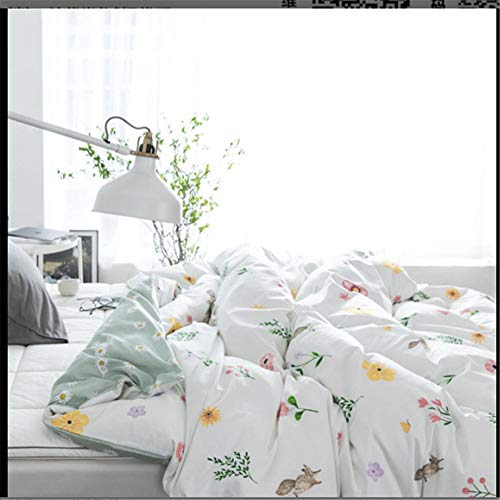 Funda de edredón doble algodón simple ropa de cama 240x220 cm 6