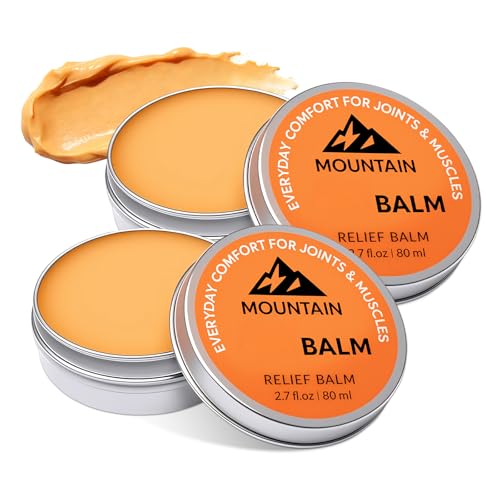 2PCS Mountain Relief Balm, Joint and Muscle Support Balm with Organic Arnica ＆Camphor, Fast...