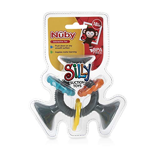 Nuby FETEGT108 Silly Three Prong Interactive Suction Toy thumb #6