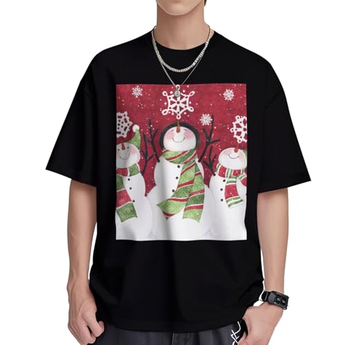 T-shirt bonhomme de neige en coton idéal pour cocooning