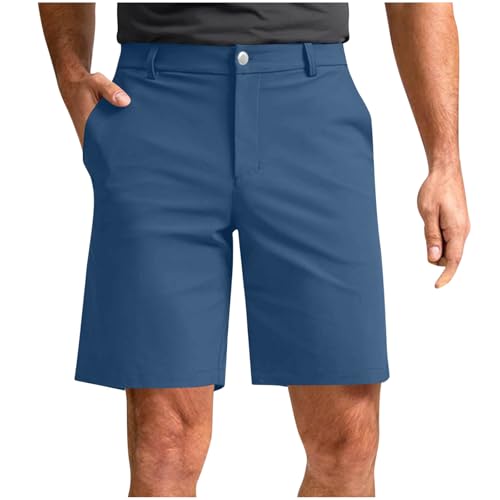 Shorts deportivos casuales para hombre azul marino miniatura 1