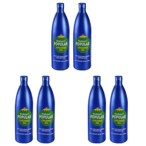 Image of SHALIMARS Popular Coconut Oil 500ml pack of 6