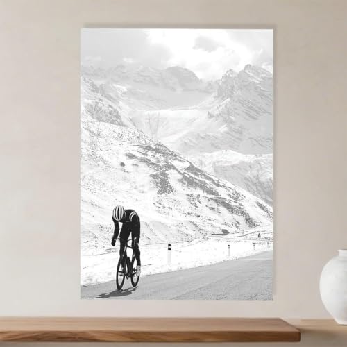 Tableau moderne de montagne enneigée pour transformer vos murs sans cadre