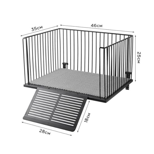 Plateforme de bain pour aquarium de 50cm avec rampe et crochet - 5