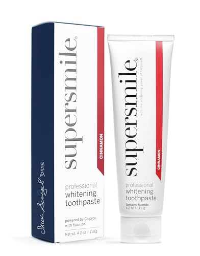 Supersmile Professional Whitening Toothpaste – Fluoride Toothpaste for Visibly Whiter Teeth – Whitens up to 6 Shades