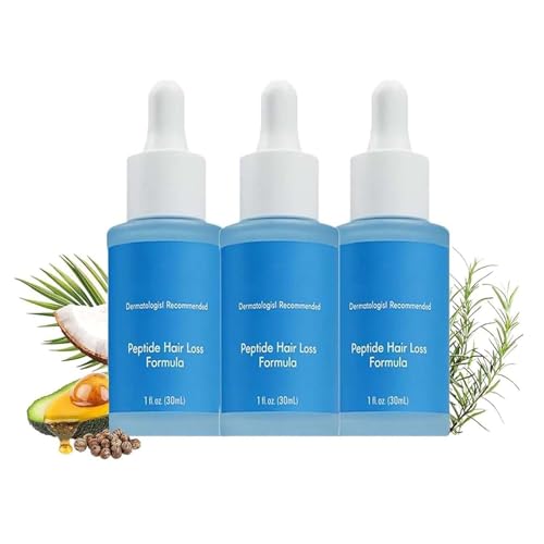 Peptonix Hair Growth Serum, Crescita dei capelli sierici di Peptonix Hair, peptide di rame avanzato per donne promuove la ricrescita, l'olio nutriente del cuoio capelluto (3pcs)