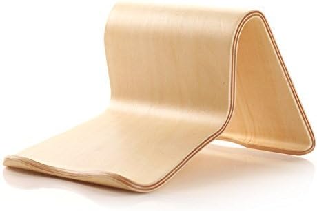 Universal Premium Hard Natural Wood Stand Holder for iPad Mini, iPad Air, Tab 2/3/4/note 10.1 and Most Other Tablets (White, Birch Color)