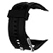 Replacement Band for Garmin Forerunner 10/15 for Women/Man - TenYun Silicone Wristband Strap/Bands for Garmin Forerunner 10/Garmin Forerunner 15(Black, Small-Size(0.81