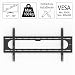 Hama TV Wandhalterung (TV Wandhalterung 37-90 Zoll, VESA 50x50 bis VESA 800x400, bis 100 kg, Wandabstand 2,6 cm, flach, starr, fest, Wandhalterung Fernseher, mit Fischer Dübeln) schwarz