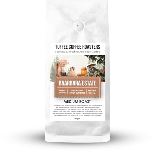 Image of Toffee Coffee Roasters | Baarbara Estate, Light to Medium Roast, 250 g | Grind: French Press, Speciality Blend, 100% Arabica | Speciality Coffee | Freshly Roasted