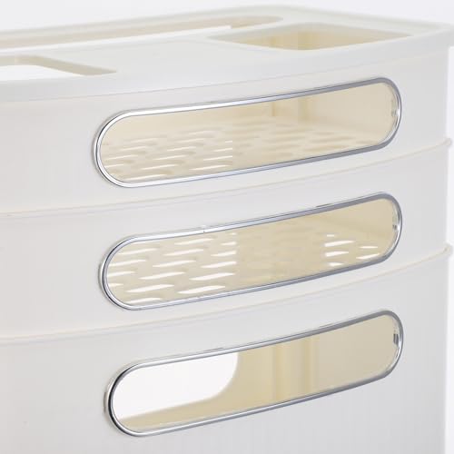 Étagère pour routeur avec cache-câbles et rangement multiprise - 3