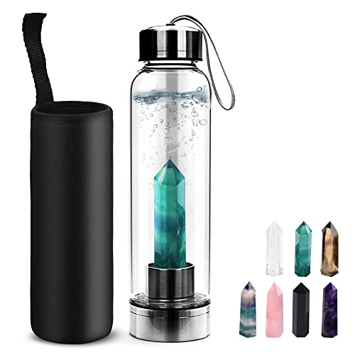 N\P DEGUOBEIZI Fluorit Kristallwasserflasche