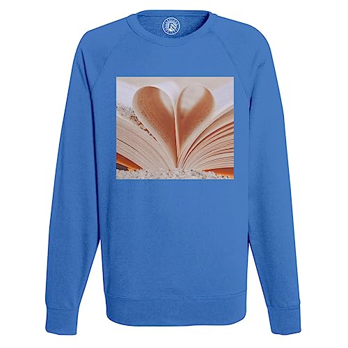 Sweatshirt Homme Livre Coeur pour les Soirées Fraîches à la Plage