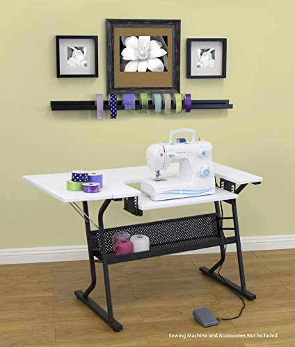 Sewing Online Hobbytisch Schwarz und Weiß