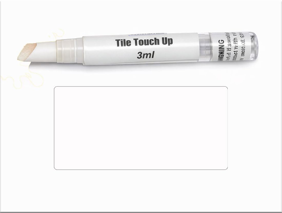 V-Fix White Vinyl Floor Repair Pen – Scratch Chip Touch Up Paint – Lvt & Pvc Flooring – Water-Based – 3Ml –