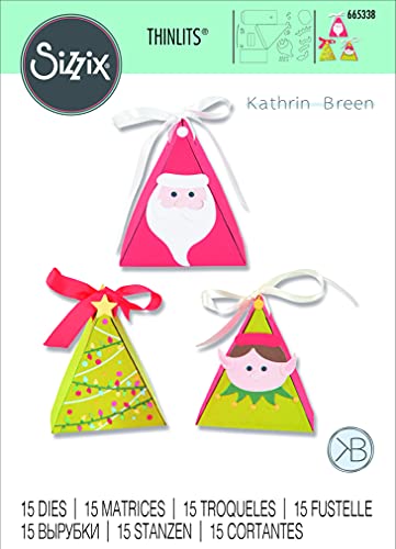 Matrices Thinlits Boîte à caractères de Noël Sizzix 665338 scrapbooking