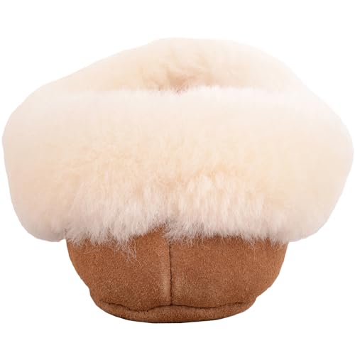 Chaussons en peau de mouton Avery un cocon de douceur marron pour vos pieds - 3
