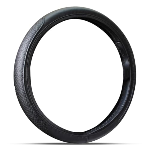 Funda para Volante de Coche, Funda Elástica para Volante, Diámetro 37-38 cm, Funda para Volante, Funda para Volante para Hombre y Mujer, Negro