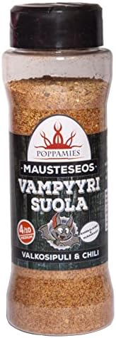Poppamies Burgers & Ribs BBQ Rub, Dry Marinade & Seasoning Perfect for Beef, Pork - Great in The Grill, Oven, Boiler and Pan - Best American Barbecue- Large Pack (200g)