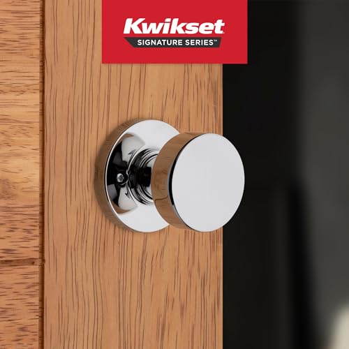 Image of Kwikset 97880-937 Pismo Half-Dummy Inactive Door Knob, Polished Chrome
