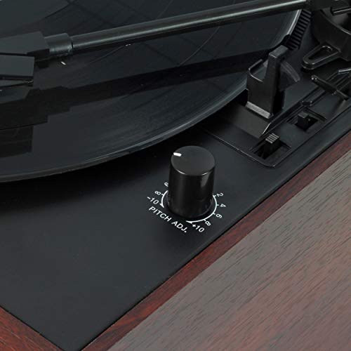 image for JENSEN JTA-575 JTA-575 3-Speed 10-Watt Belt-Drive Turntable System wit