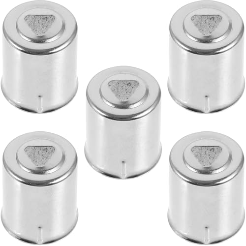 Toddmomy Tapas de Magnetrón de Hierro Gris Orificio Triangular, Repuesto 5 Unidades para Horno Microondas, Accesorios Funcionales y Compatibles para Microondas Domésticos