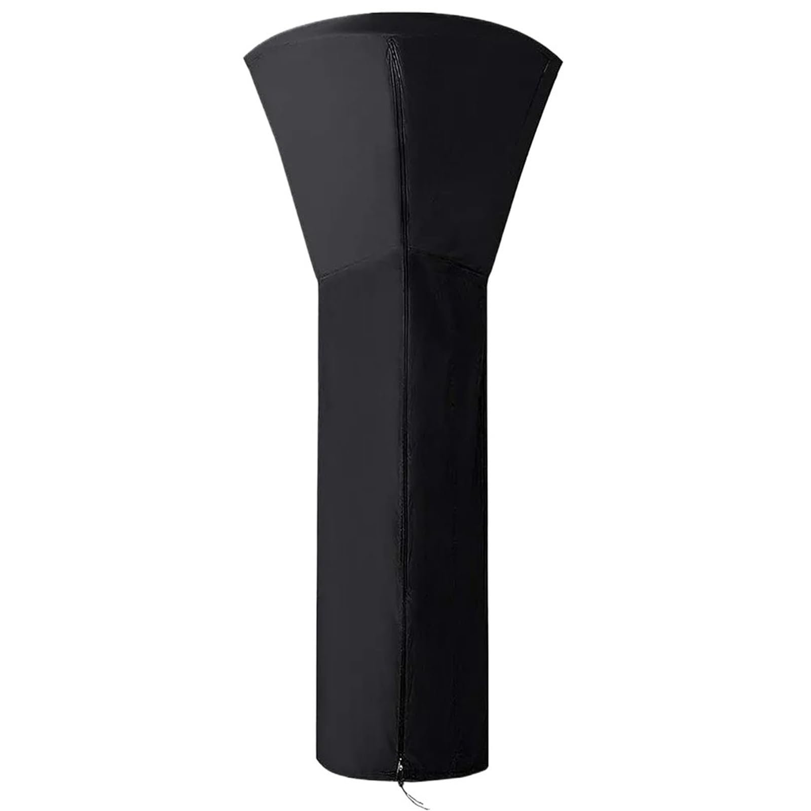 Enxjire 210D Black Outdoor Heater Cover 210D Oxford Cloth Fan Heater Cover, Black Umbrella Design, Waterproof For Garden
