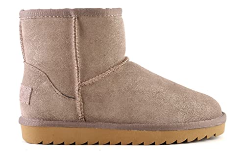 Colors of california UGG Boot in Glitter Suede, Tau Taupe, 39 EU