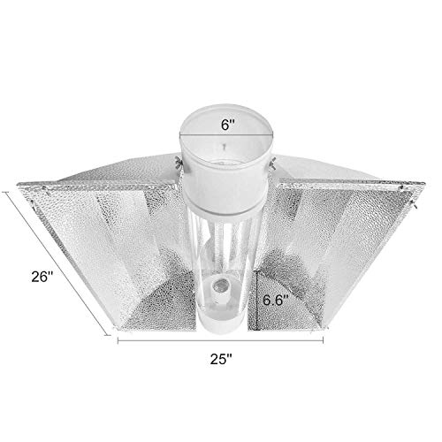 Ipower Glsetx1000Dhmctxldigitv1 1000W Hps Mh Digital Dimmable Ballast Grow Light System Kits Horticulture Cool Tube Reflector Set Xl Wing #TOP3