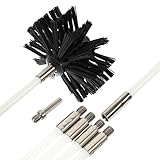 Ciieeo 1Satz Schornsteinreinigungsbürste Bürstenkopf Effektives Luftkanalreinigungswerkzeug für Schornsteine und Trockneröffnungen