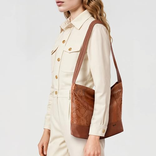 The Sak De Young Hobo Bag - Premium Leather Women's Handbag for Everyday & Travel - Durable, Large Purse With Zipper Pocket2