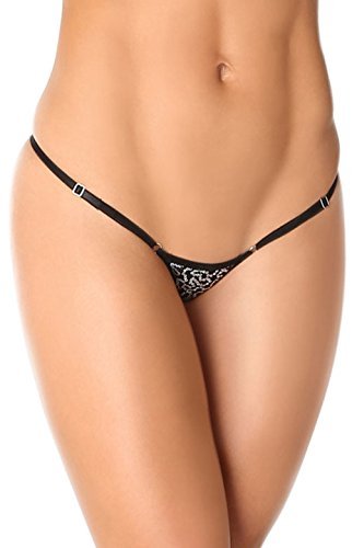 Sexy Locker Women's Micro Thong String Adjustable Sides Very Low Rise