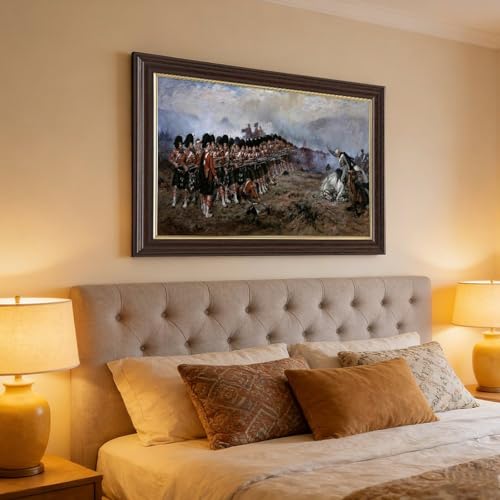 Poster The Thin Red Line Robert Gibb 20x30 cm impression sur toile avec cadre suspendu pour mur - 4