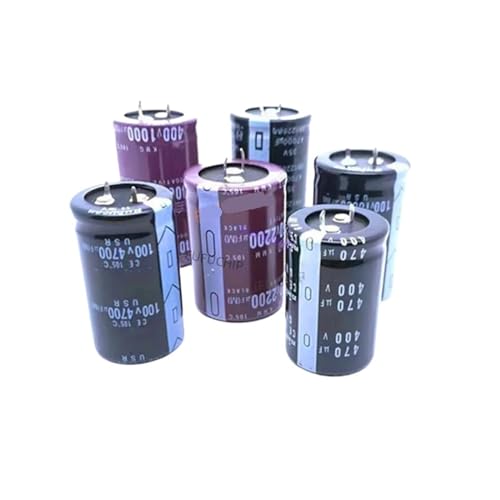 Condensateur 250V 2200uF électrolytique aluminium 35x50mm filtrage alimentation redressée