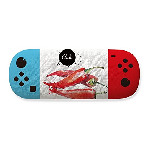 Étui de rangement pour lunettes légumes et piment : boîte de protection rigide et compacte