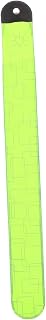 Toyvian 4 Pulseras Reflectantes LED para Correr En El Tobillo para Caminar De Noche Recargables De Tela Verde Claro