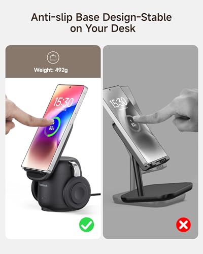 3 in 1Wireless Charger for Samsung S26+/Galaxy Watch - image 4