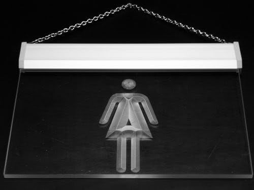 ADVPRO i340-r Female Women Toilet Restroom Washroom Neon Sign