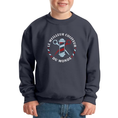 Sweatshirt enfant coiffeur barbier mode sweatshirt metier coiffure