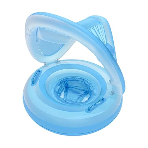 Hinchable piscina para niños con parasol ideal para vacaciones y playa